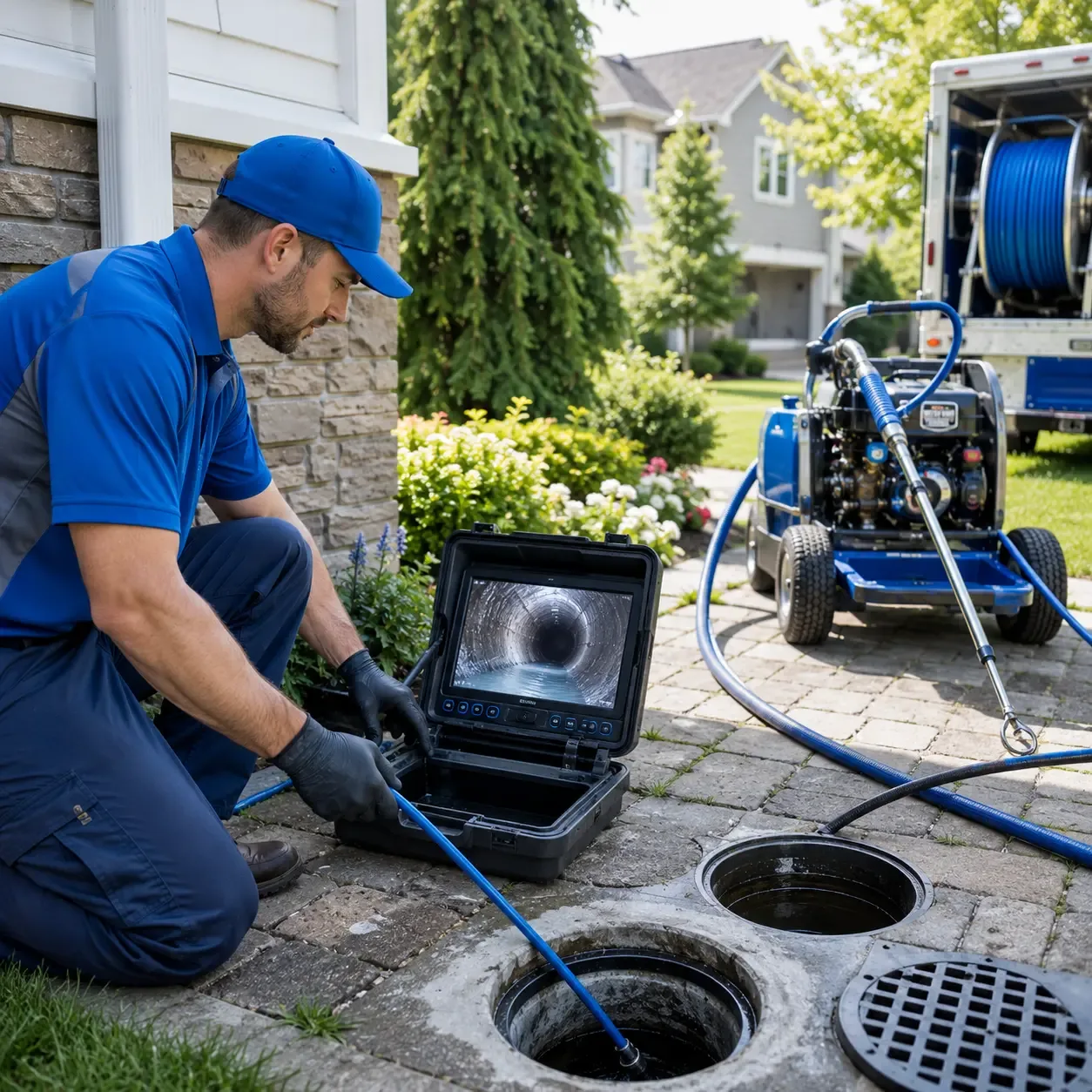 Outdoor drain cleaning professionals serving Nesmith, SC